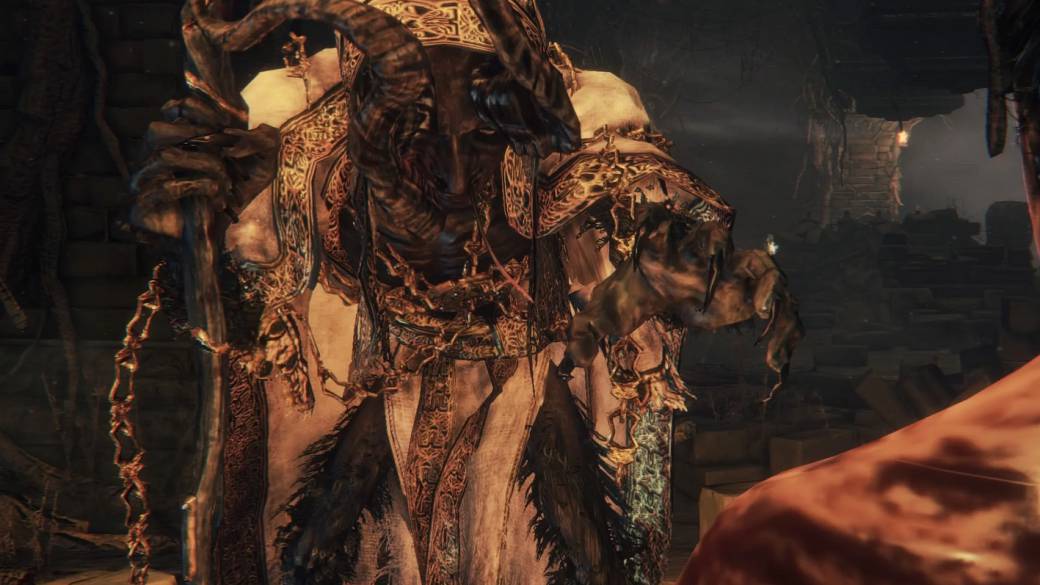 This was the Loran Cleric, one of the discarded chiefs of Bloodborne