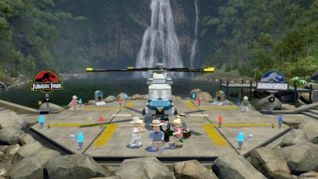 LEGO Jurassic World, the adventure becomes portable