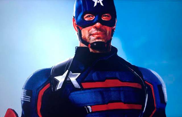 First images of Falcon as Captain America and US Agent