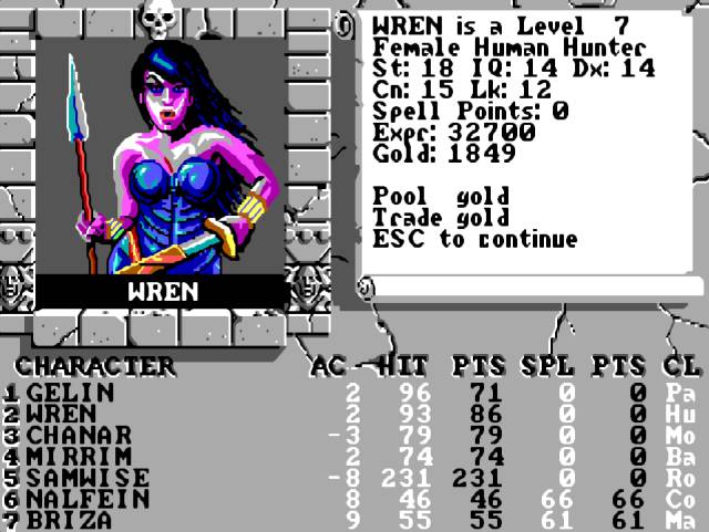 rebecca ann heineman The Bard's Tale Interplay Contraband Dragon Wars Atari Olde Sküül PC Atari RPG