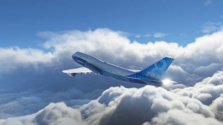 X019: Microsoft Flight Simulator, impressions from the plane