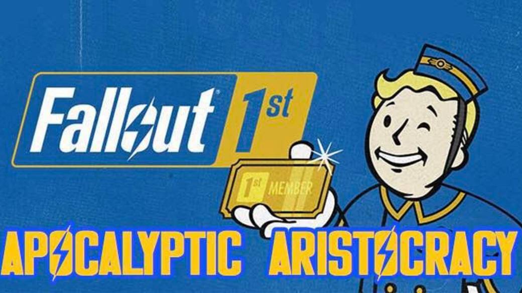 Fallout 76: Fallout First subscribers found a group of aristocrats