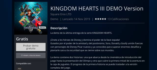 kingdom hearts 2.8 demo