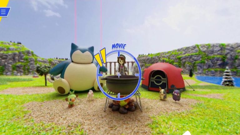 Pokémon Sword and Shield: Live the Wild Area from a 360 degree navigator