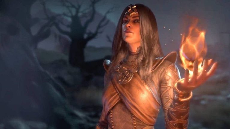 The three classes of Diablo 4 in action: barbarian, sorceress and druid