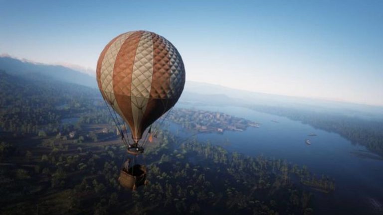 Red Dead Redemption 2 takes you in a balloon in a new PC mod