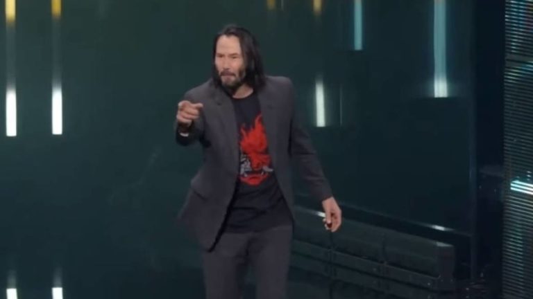 Cyberpunk 2077: Keanu Reeves returns turned into an action figurine