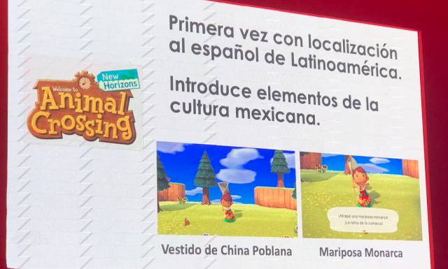 Animal Crosssing: New Horizons, in Latin Spanish
