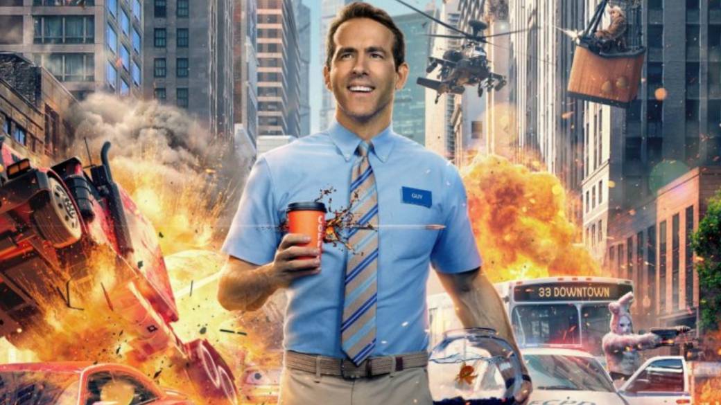 Ryan Reynolds stars in Free Guy, a new video game comedy