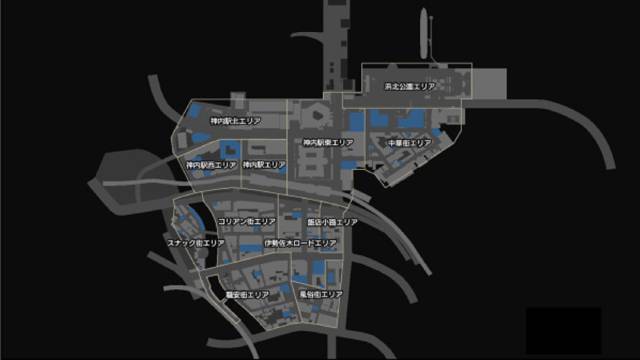 Yakuza: Like a Dragon full map