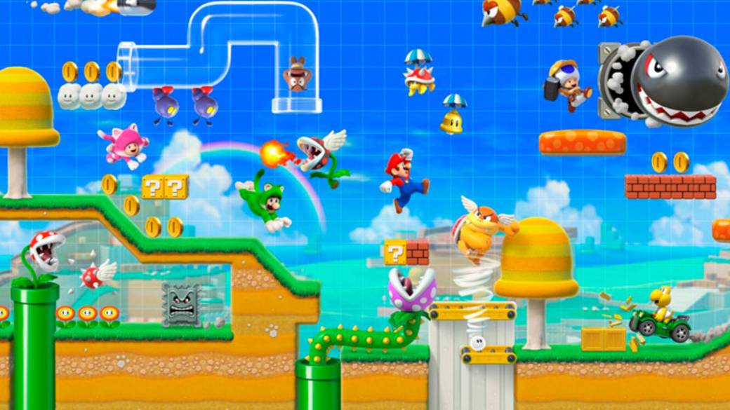 Super Mario Maker 2 increases the number of levels we can climb to 100