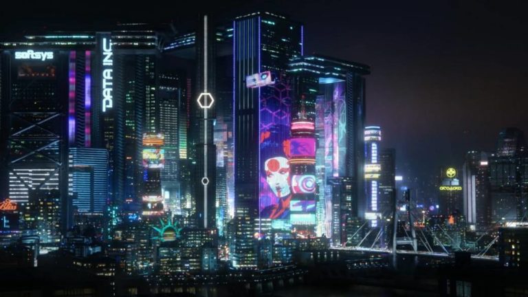 Cyberpunk 2077: new look at the map of Night City