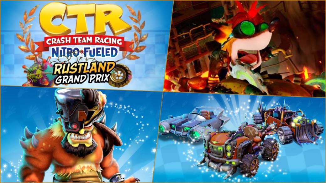 Crash Team Racing Nitro-Fueled receives the Rustland Grand Prix for free