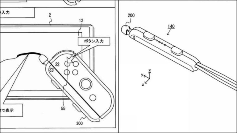 Nintendo patents a touch pen that can be attached to the Nintendo Switch Joy-Con