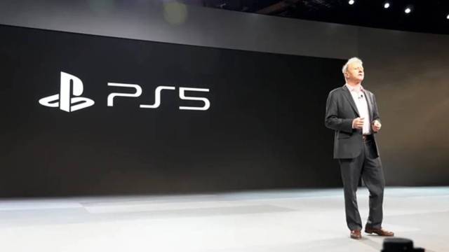 Sony during the PS5 presentation event at CES 2020 this past January