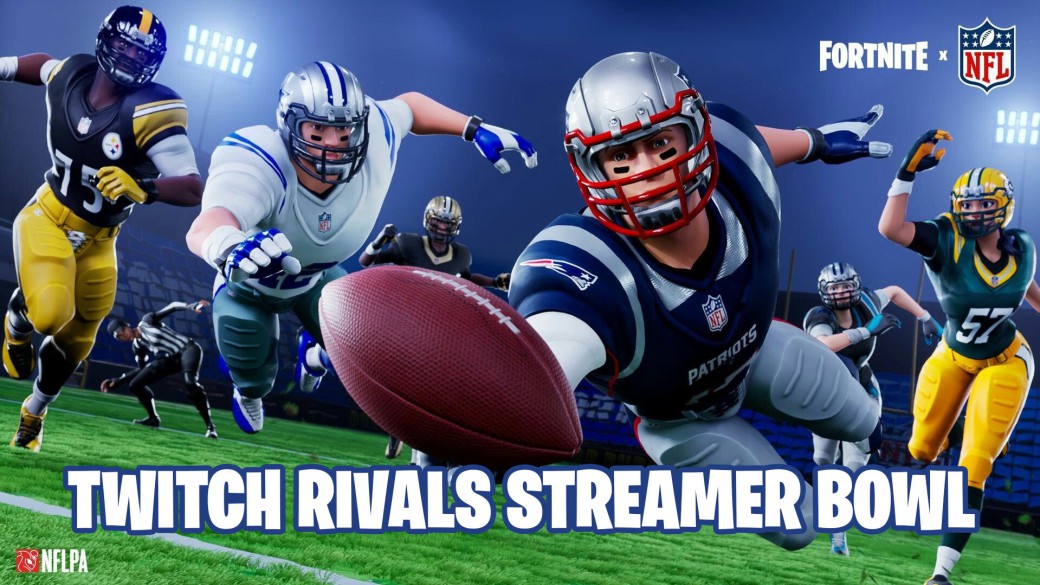 Fortnite x NFL - Time and how to watch live and live the Twitch Rivals: Streamer Bowl