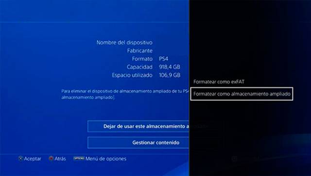 How to connect an external hard drive to a PS4