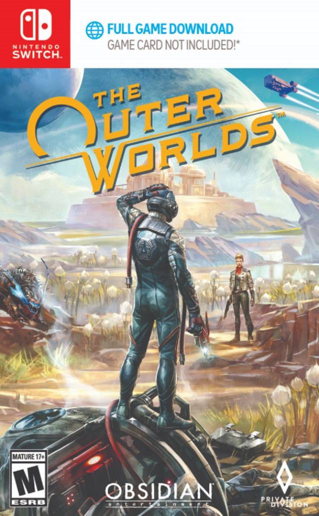 The Outer Worlds, cover Nintendo Switch