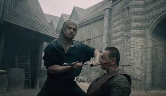 The Witcher of Netflix, fight scene. 