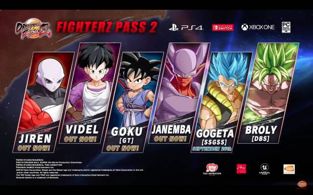Dragon Ball Fighterz All Dlc Characters To Date