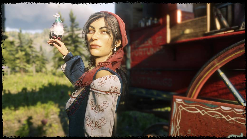 Red Dead Online is decorated for Valentine's Day with Madam Nazar
