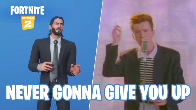Fortnite trolls players with the Rickroll