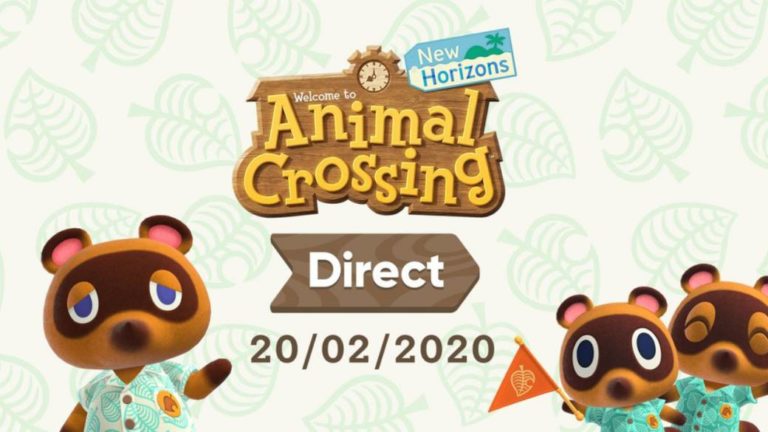 Announced a Nintendo Direct of Animal Crossing: New Horizons for February 20