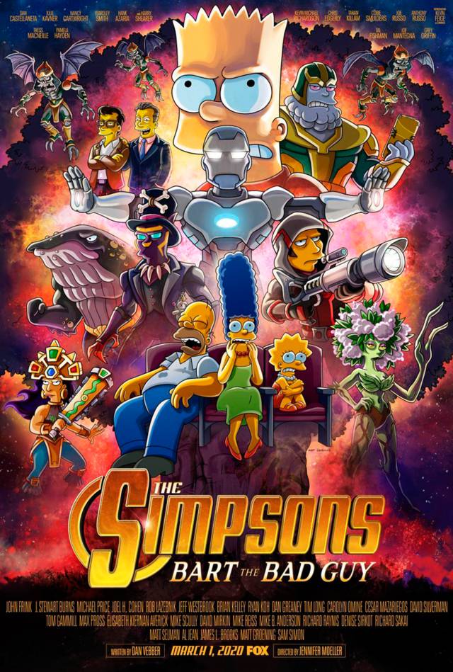 Avengers Infinity War x The Simpsons: this is the Marvel-inspired chapter poster