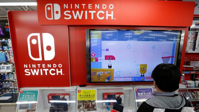 Nintendo Switch, exhibited in a Japanese store (2017) | Reuters