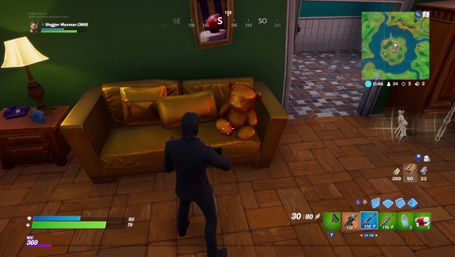 fortnite episode 2 season 1 gold event gold objects