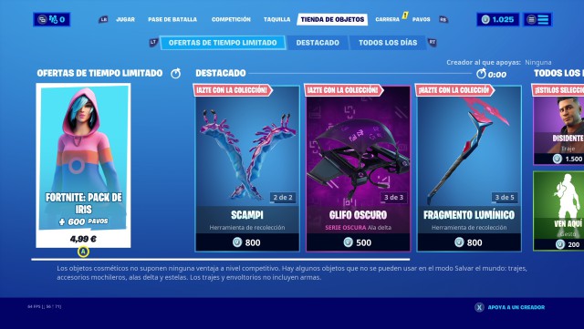 Comerciante itinerante Anestésico armario Fortnite: this is Iris, the new skin and its pack