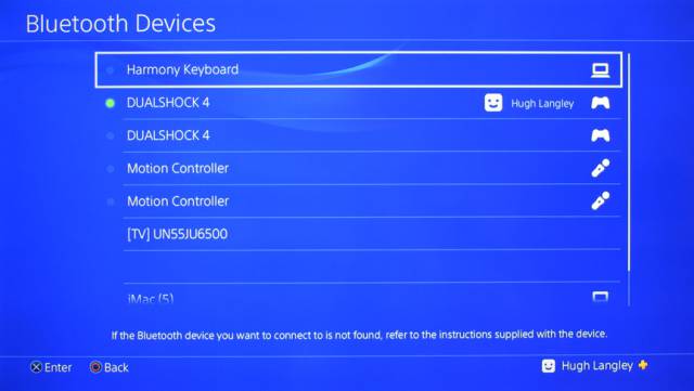 connecting bluetooth headphones to ps4