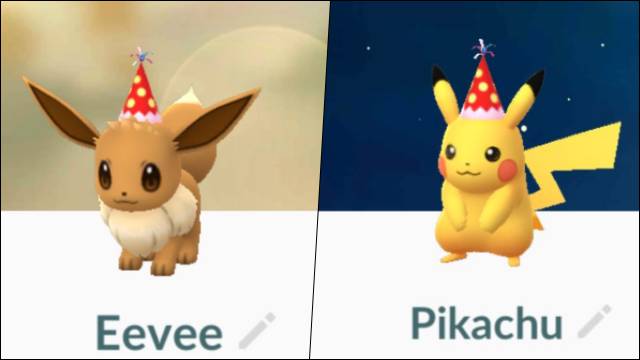 Pokémon GO: how to get Pikachu and Eevee with party hat