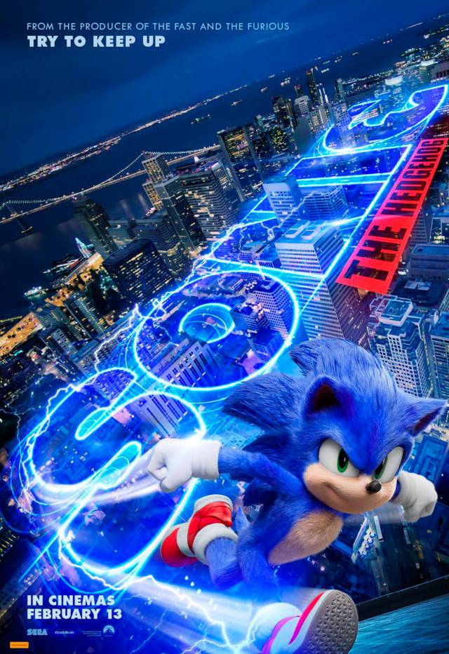 Sonic challenges the athletic elite in the new spot of the film