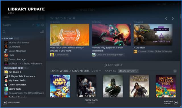 Steam in 2020: more sales data, soundtracks and other news