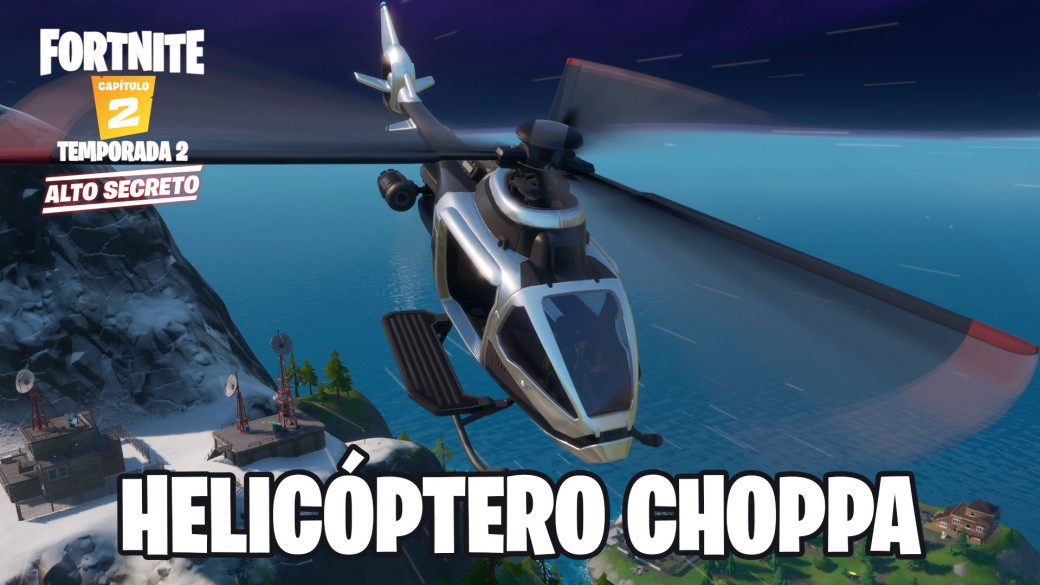 Fortnite: this is how Choppa helicopters are; how and where to find them