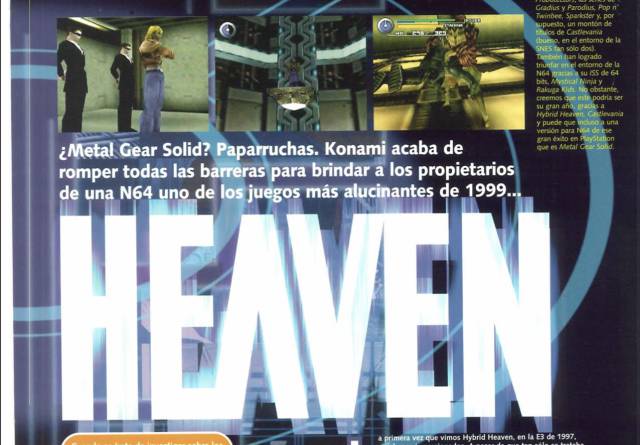 Hybrid Heaven, the game that never wanted to be Metal Gear