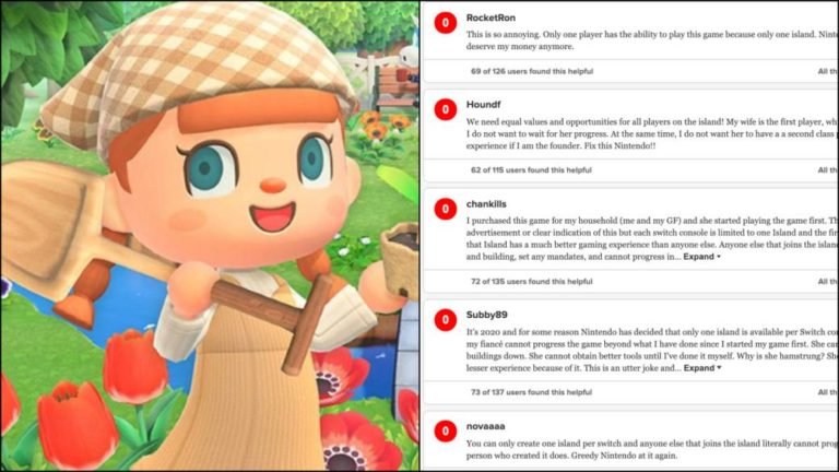 Animal Crossing: New Horizons affected by review bombing on Metacritic