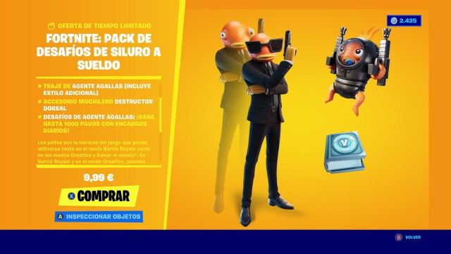 fortnite episode 2 season 2 pack challenges catfish for hire fish skin contract giller