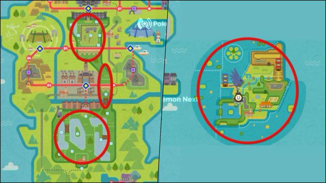 Sword / Shield Pokémon: Compare Galar's size to Isle of Armor