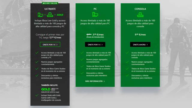 how much does xbox game pass cost uk