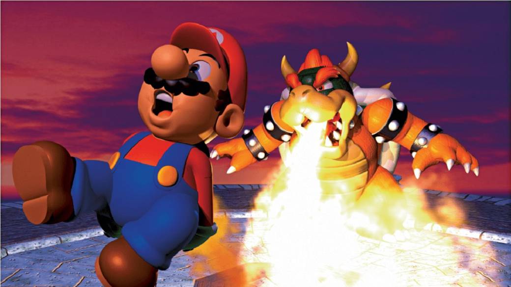 The smoke from Mario's butt in Mario 64 is not what it should be