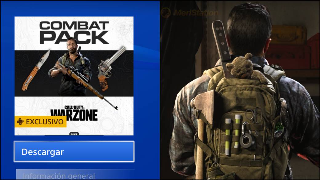This is the Call of Duty Warzone cosmetic package for PlayStation Plus subscribers