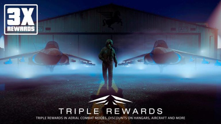 GTA Online: triple reward in air combat, prizes and discounts