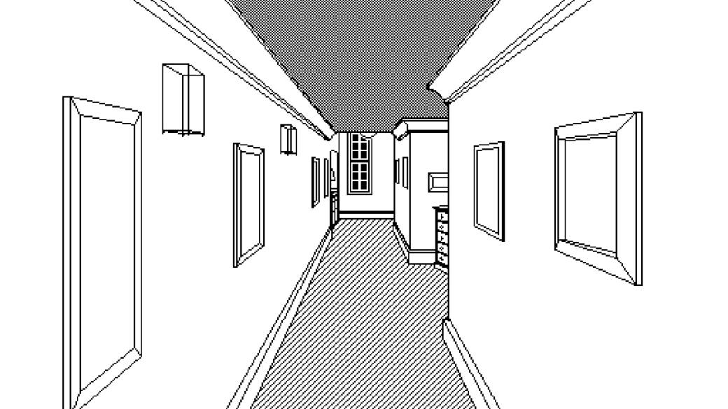 Play the recreation of P.T. in the style of the first Macintosh