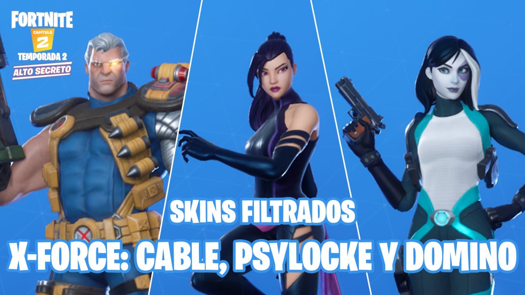 Fortnite: Marvel's X-Force Cable, Psylocke and Domino skins are coming to the game