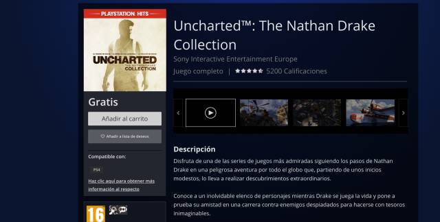 uncharted free on ps4