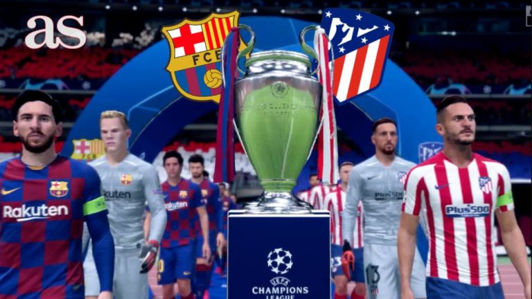 Barcelona - Atlético de Madrid: live simulation of the final of the virtual Champions League