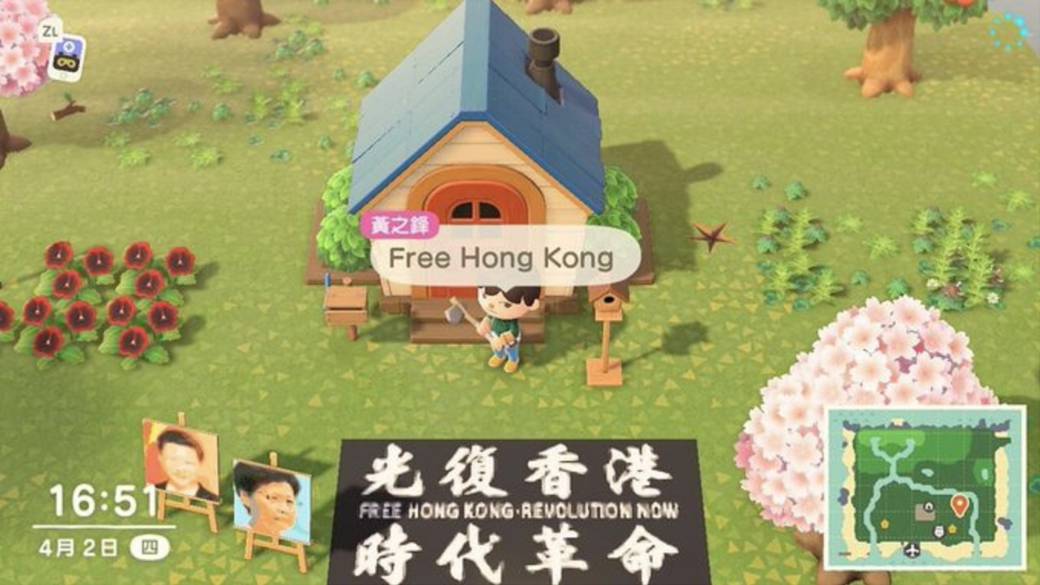 China halts sale of Animal Crossing: New Horizons over Hong Kong protests
