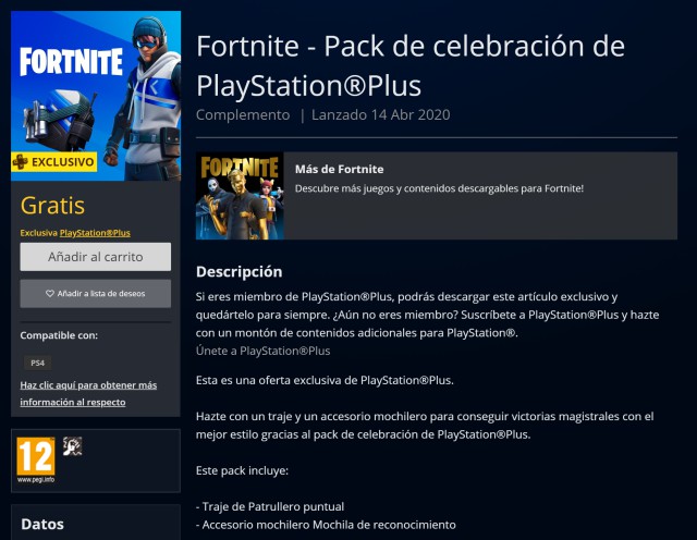 Fortnite Playstation Plus Celebration Pack April Now Available